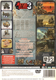 Metal Slug 3 - Box - Back Image