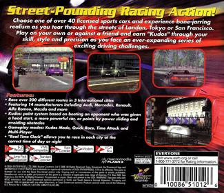 MSR: Metropolis Street Racer - Box - Back Image