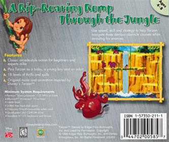 Disney Hot Shots: Disney's Tarzan Jungle Tumble - Box - Back Image