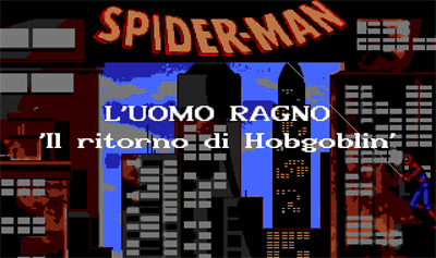 Spider-Man: L'uomo Ragno: Il ritorno di Hobgoblin - Screenshot - Game Title Image