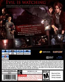 Resident Evil: Revelations 2 - Box - Back Image