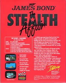 007 James Bond: The Stealth Affair - Box - Back Image