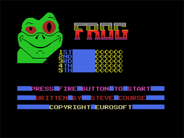 Frog (Eurosoft) - Screenshot - Game Title Image