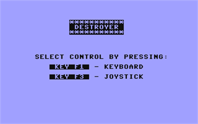 Destroyer (Type-In) - Screenshot - Game Title Image