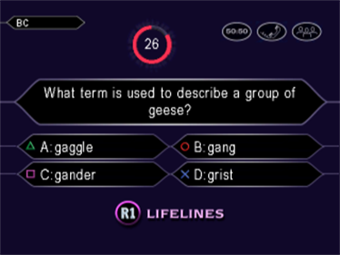 Who Wants to Be a Millionaire: 2nd Edition (North America) - Screenshot - Gameplay Image