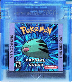 Pokémon Crystal Clear - Cart - Front Image
