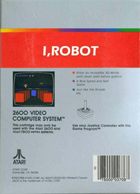 I, Robot - Box - Back Image