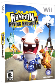 Rayman: Raving Rabbids 2 - Box - 3D Image