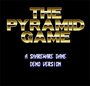 The Pyramid Game - Screenshot - Game Title Image