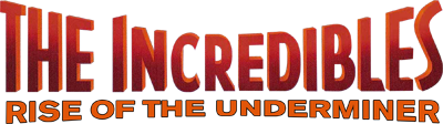 The Incredibles: Rise of the Underminer - Clear Logo
