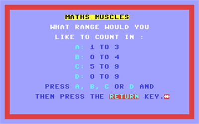 Maths Muscles - Screenshot - Game Title Image