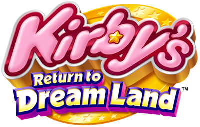 Kirby's Return to Dream Land - Clear Logo Image