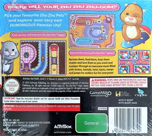 Zhu Zhu Pets - Box - Back Image