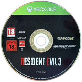 Resident Evil 3 - Disc Image