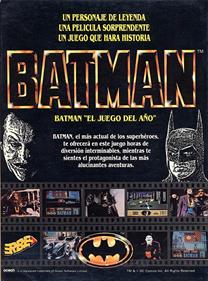Batman: The Movie - Box - Back Image