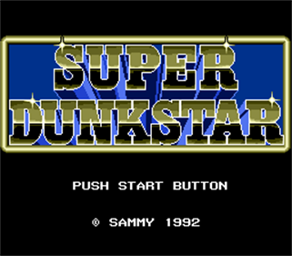 Super Dunk Star - Screenshot - Game Title Image