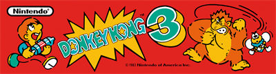 Donkey Kong 3 - Arcade - Marquee Image