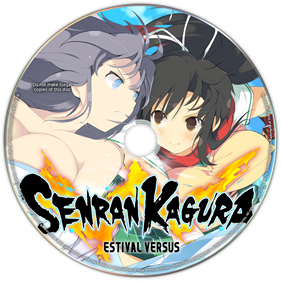 Senran Kagura: Estival Versus - Fanart - Disc Image