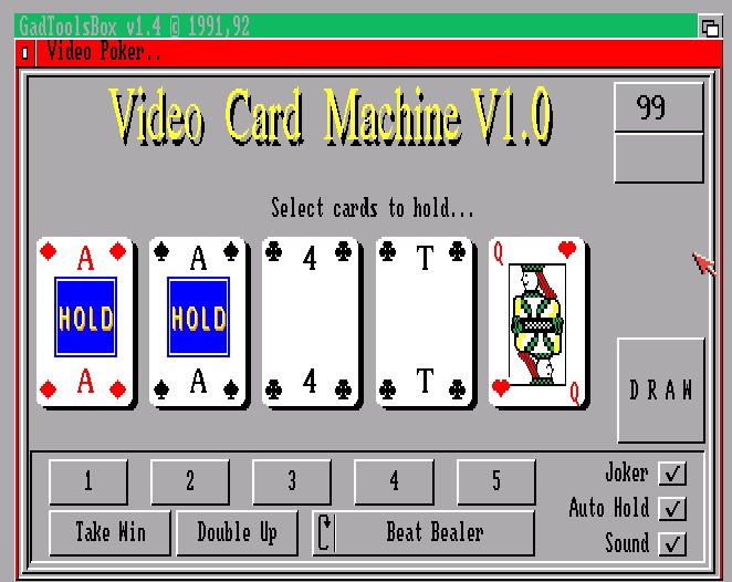 Cardie Video Poker