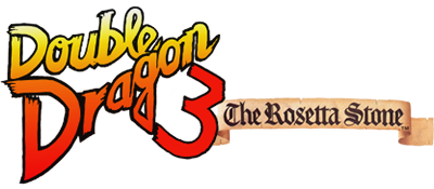 Double Dragon 3: The Rosetta Stone - Clear Logo Image
