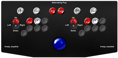 Tazz-Mania - Arcade - Controls Information Image