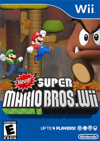 Newer Super Mario Bros. Wii - Fanart - Box - Front Image