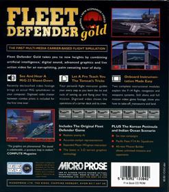Fleet Defender Gold - Box - Back Image