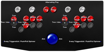 Discs of Tron - Arcade - Controls Information Image