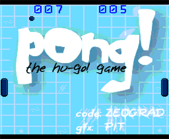 Pong! The Hu-Go! Game - Screenshot - Gameplay Image