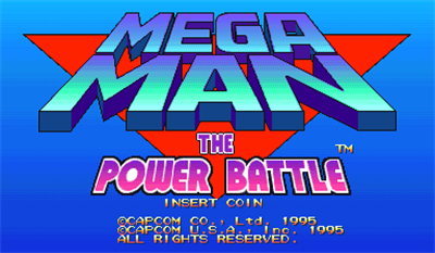 Mega Man: The Power Battle - Screenshot - Game Title Image