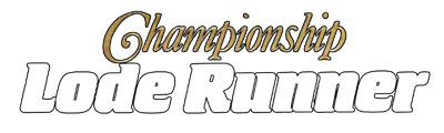 Championship Lode Runner - Clear Logo Image