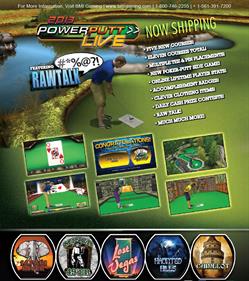PowerPutt Home Edition - Advertisement Flyer - Back Image
