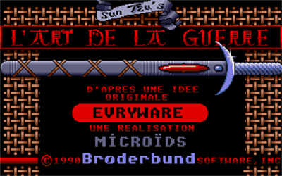 L'Art de la Guerre  - Screenshot - Game Title Image