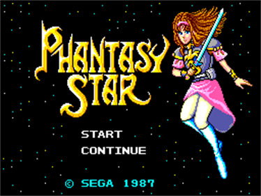 Phantasy Star - Screenshot - Game Title Image