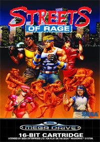 Streets of Rage - Fanart - Box - Front Image