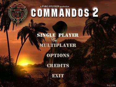 Commandos 2: Men of Courage - Screenshot - Game Title Image