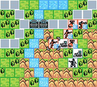 Game Boy Wars 3 - Screenshot - Gameplay Image