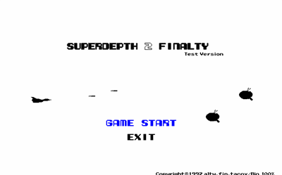 Super Depth 2: Finalty - Screenshot - Game Title Image