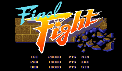 Final Fight - Screenshot - High Scores Image