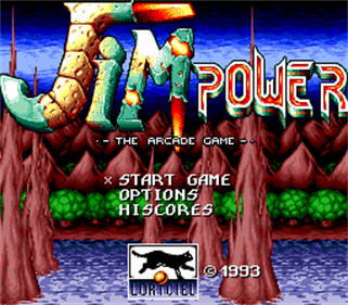 Jim Power: The Arcade Game - Screenshot - Game Title Image