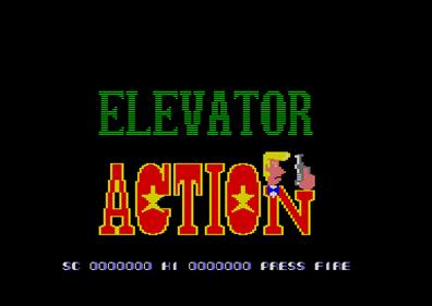 Elevator Action - Screenshot - Game Title Image