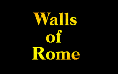 Walls of Rome - Screenshot - Game Title Image