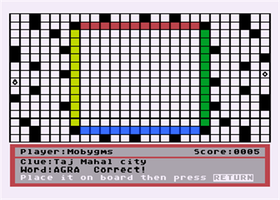 Crosscheck: A Strategy Crossword Game - Screenshot - Gameplay Image