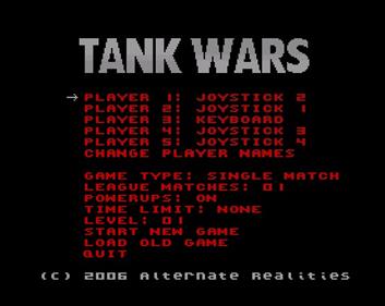 Tank Wars - Screenshot - Game Title Image