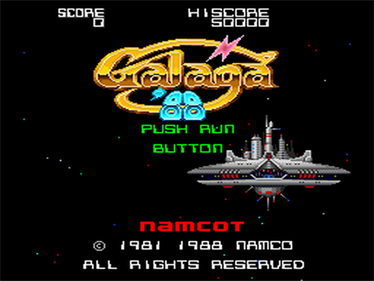 Galaga '90 - Screenshot - Game Title Image