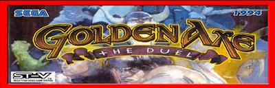 Golden Axe: The Duel - Arcade - Marquee Image