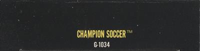 Champion Soccer - Box - Spine Image