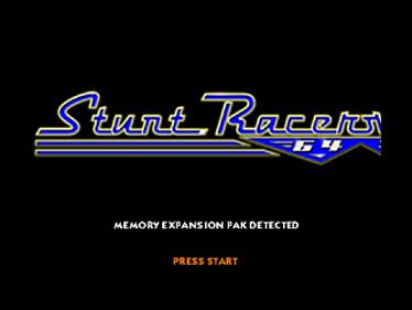 Stunt Racer 64 - Screenshot - Game Title Image