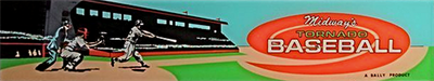 Tornado Baseball - Arcade - Marquee Image