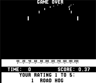 280-Zzzap - Screenshot - Game Over Image